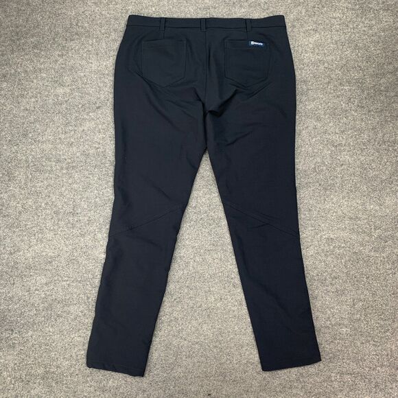 Zyia Pants Mens 2XL XXL Navy Skinny Stretch Mid Rise 5 Pocket City Daily Active - Picture 7 of 11